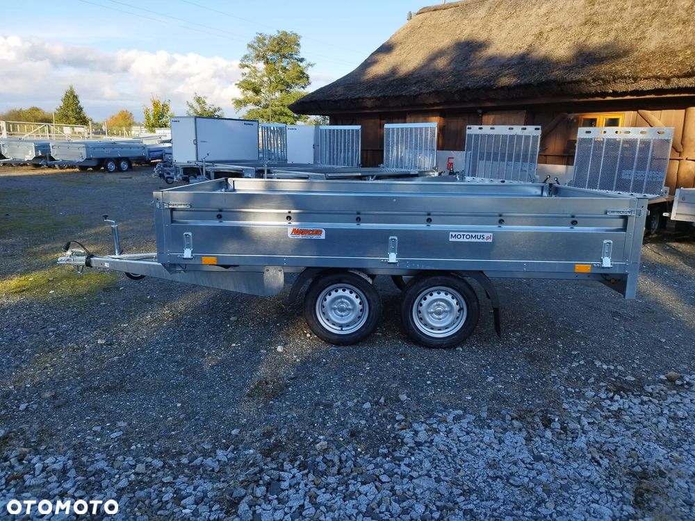 Neptun Przyczepa Neptun Nordica N7-302 DMC 750 kg 302x150x40 2 osie wszystkie burty otwierane koła pod spodem - 7