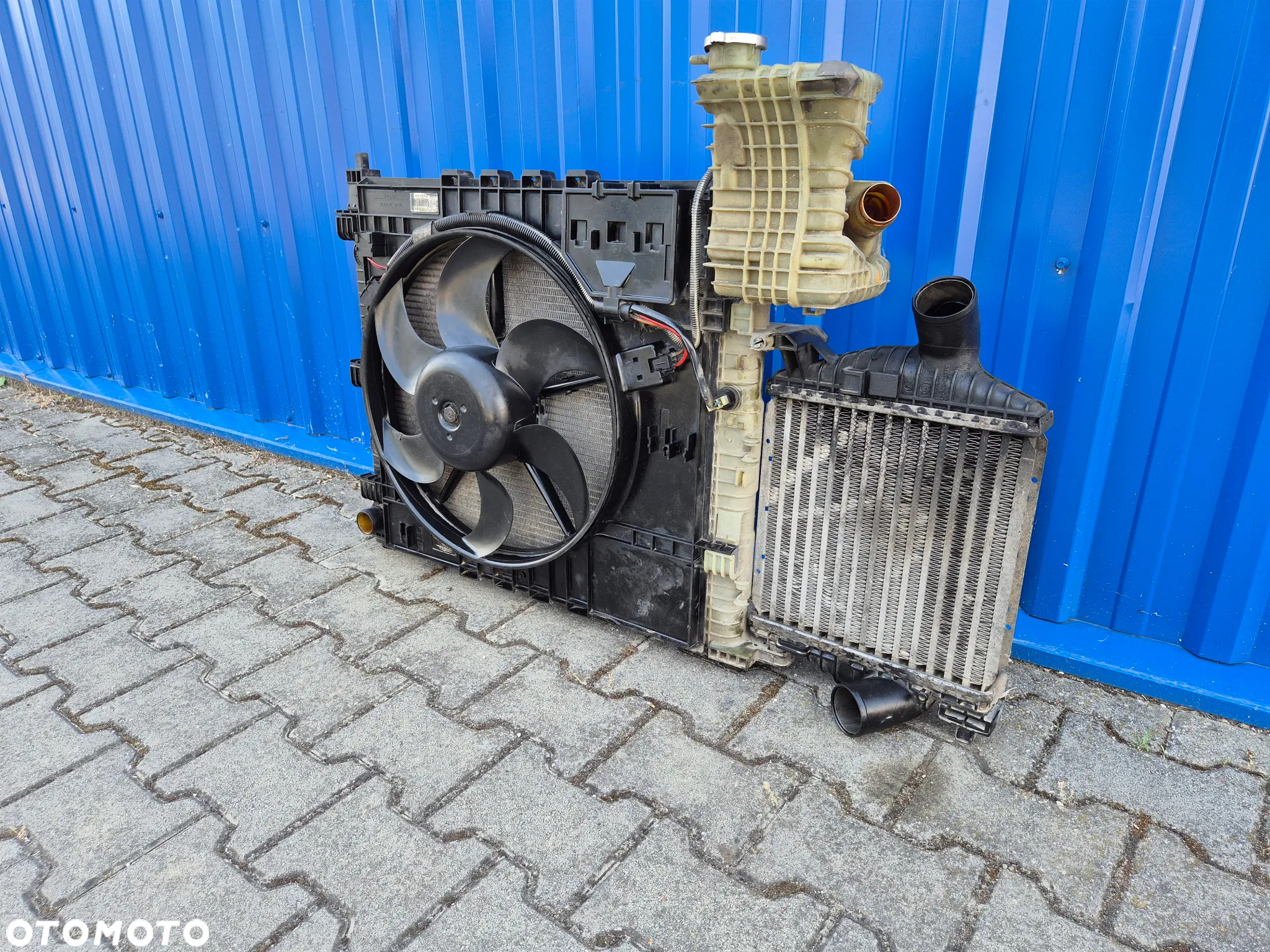 CHŁODNICA WODY + CHŁODNICA POWIETRZA( INTERCOOLER) + WENTYLATOR MB VITO W 638 2.2 CDI - 3