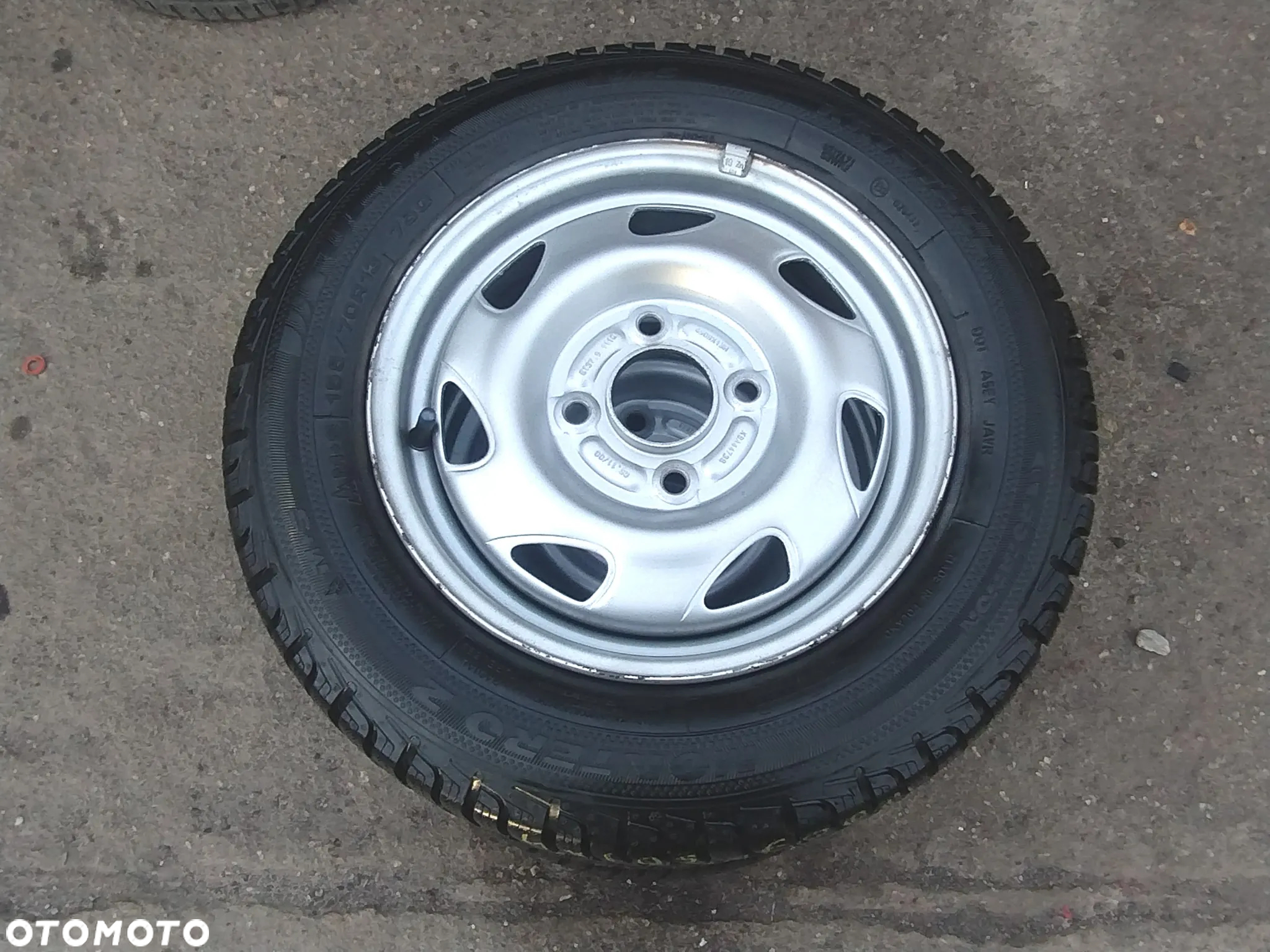 155/70R13 75Q Opony Zimowe Zima Fulda Kristall Montero 2 Legnica ALU-RAD 7mm jak Nowe 4x108 stalowe Ford Ka Fiesta MK3 MAZDA 121 13 155/70 - 9