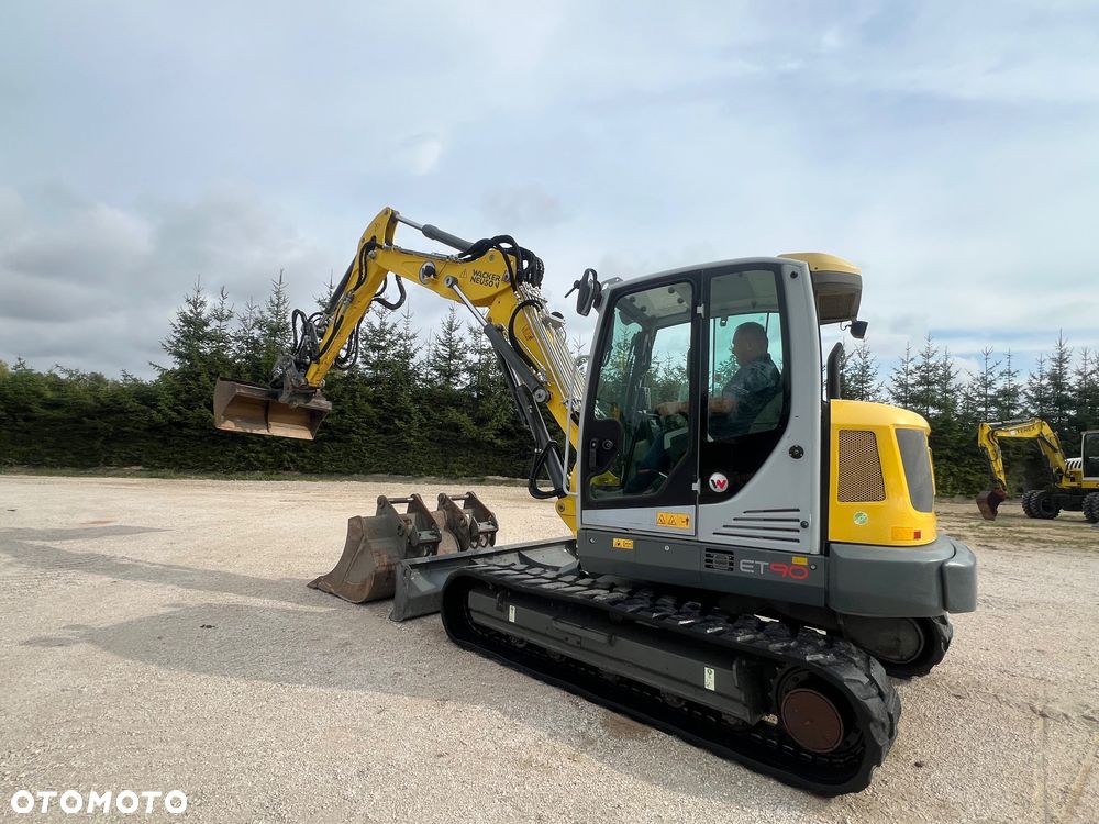 Wacker Neuson Koparka gąsienicowa KLIMA  3xramie łamane Wacker Neuson Et 90 KLIMA Deutz hydrozłącze hydrauliczne Liebherr SW33 LIKUFIX SWA33 + pilot auto hydrauliki 3 x łyżki org Liebherr 9 ton ET90 gumowe gasiennice 1 wł Cat 308 Jcb Yanmar atlas TEREX Liebherr złącze - 11