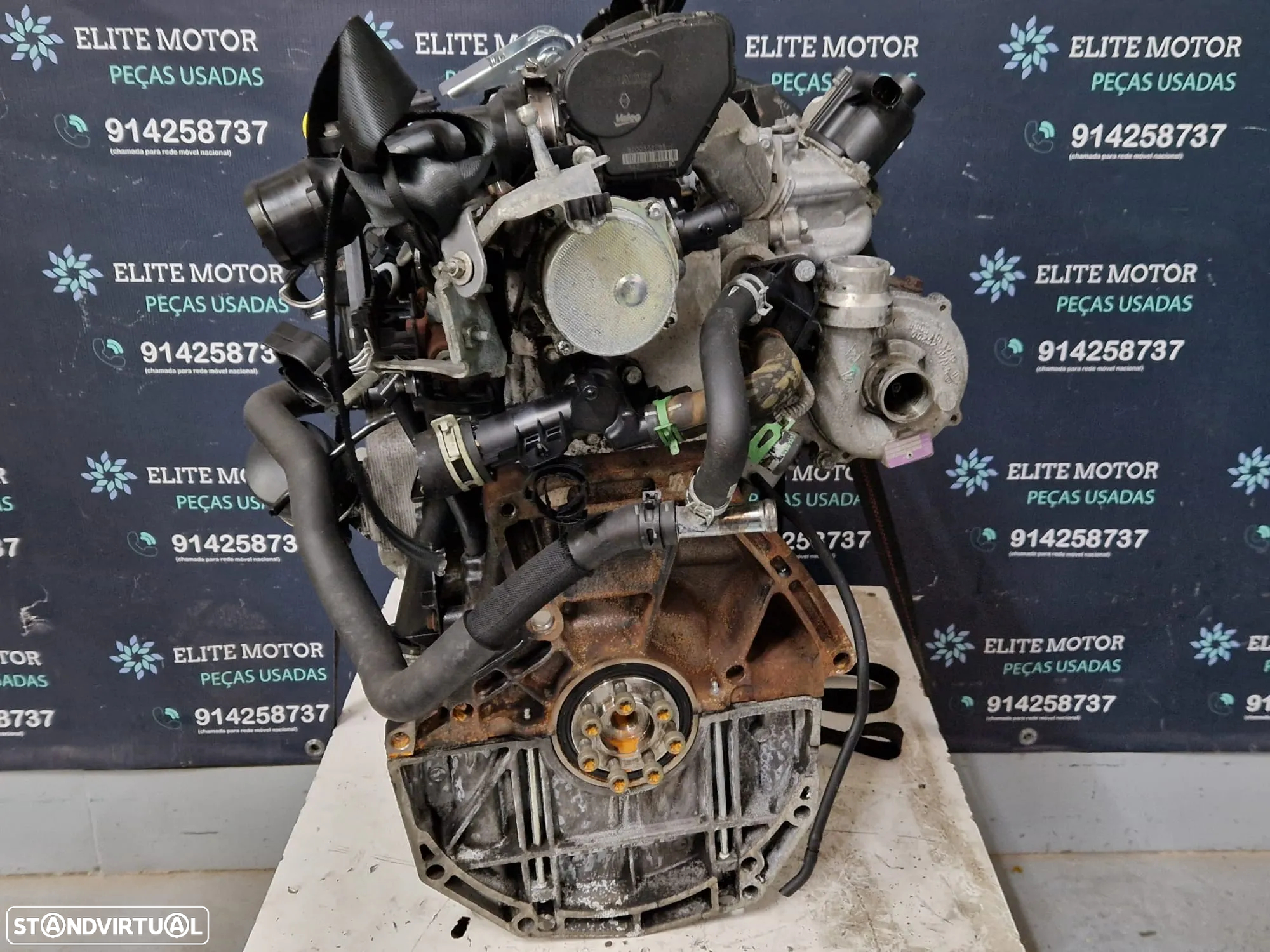 Motor usado K9KH282 NISSAN QASHQAI 1.5 DCI 106CV K9K282 NOTE - 5