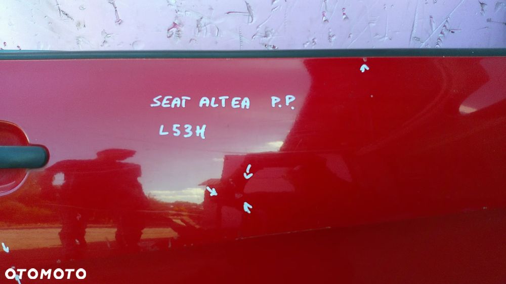 SEAT ALTEA DRZWI PRZEDNIE PRAWE L53H - 8