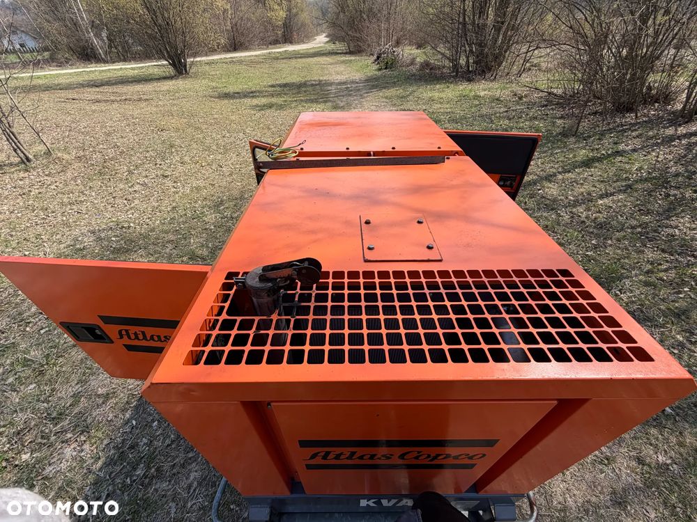 Atlas Copco QAS 40 KW Agregat prądotwórczy Przyczepa do rejestracji. inwerterowy wyciszony! 2014r. JAK NOWY z Norwegii. 5000mtg.Mocny silnik Turbo Kubota 4 cylindry 100km! Dekra aktualna. Opony zero zużycia. Zadbany Agregat. Odpala na Dotyk. Bogata Wersja! Prądnica Najlepsza PARTNER LEROY SOMER. - 32