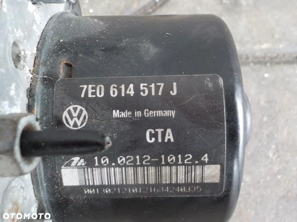 VW T5 POMPA MODUŁ ABS 7E0614517J 7E0907379L - 2