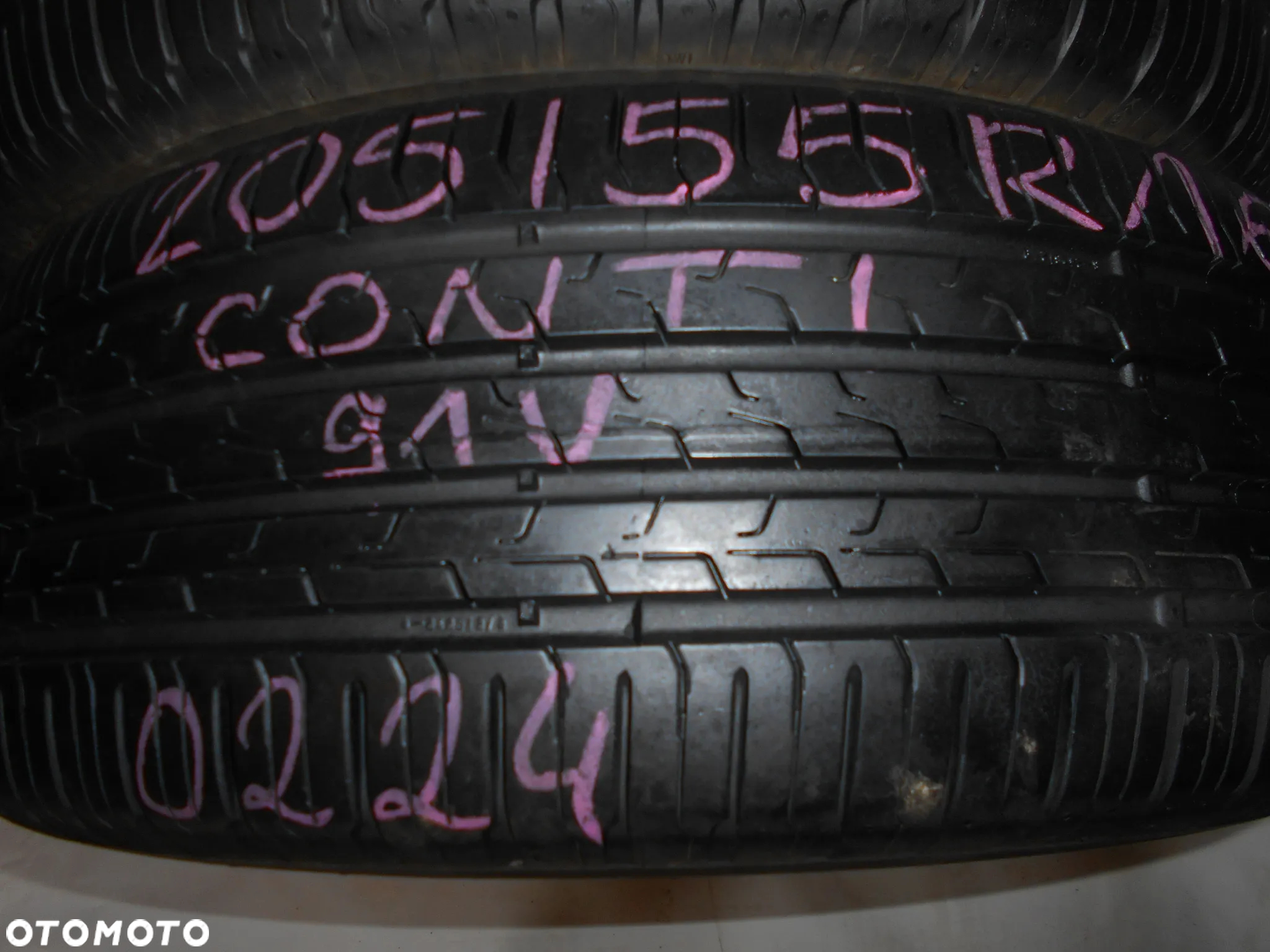 OPONY 205/55R16 CONTINENTAL ECO CONTACT 6 DOT 0224 / 3523 7.3MM - 3