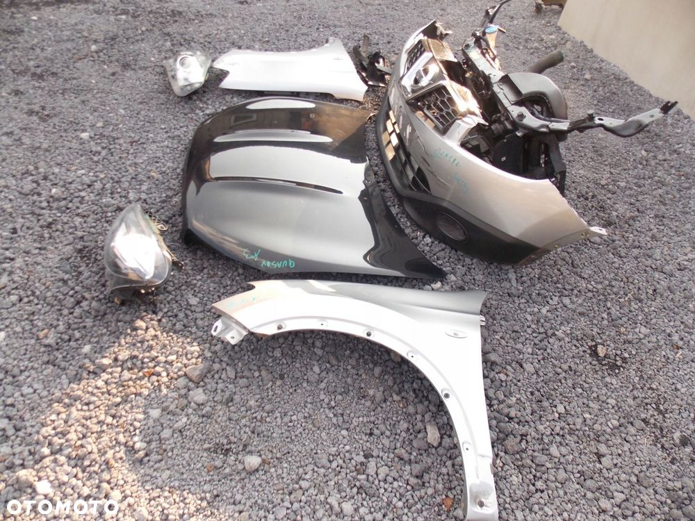 Zderzak maska błotnik lampa komplet przód nissan qashqai kyog 1.5 dci - 4