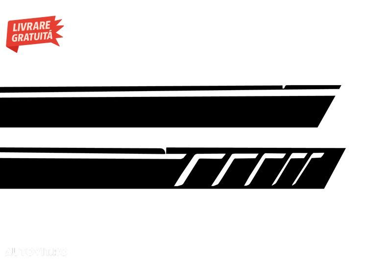Bandouri Laterale Mercedes G-Class W463 (1989-2017) cu Stickere Laterale Negru Mat- livrare gratuita - 6