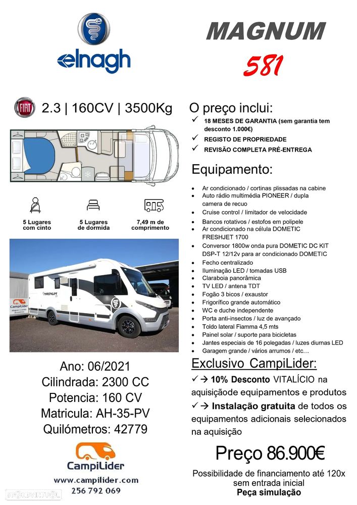 Elnagh Magnum 581 *NACIONAL*1 DONO* - 37