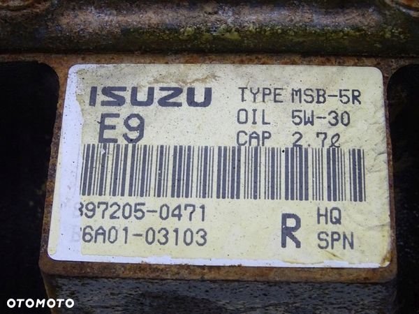 Skrzynia biegów Isuzu Grafter NPR NQR 2.8 td 1997-2007 MSB-5R - 1