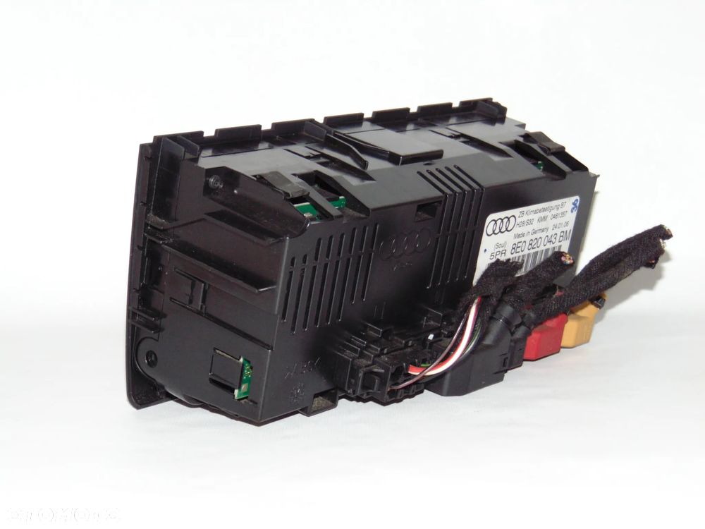 ORYGINAŁ przełącznik panel nawiewu nadmuchu klimatyzacji 8E0820043BM Audi A4 B7 , 04-08r - 7