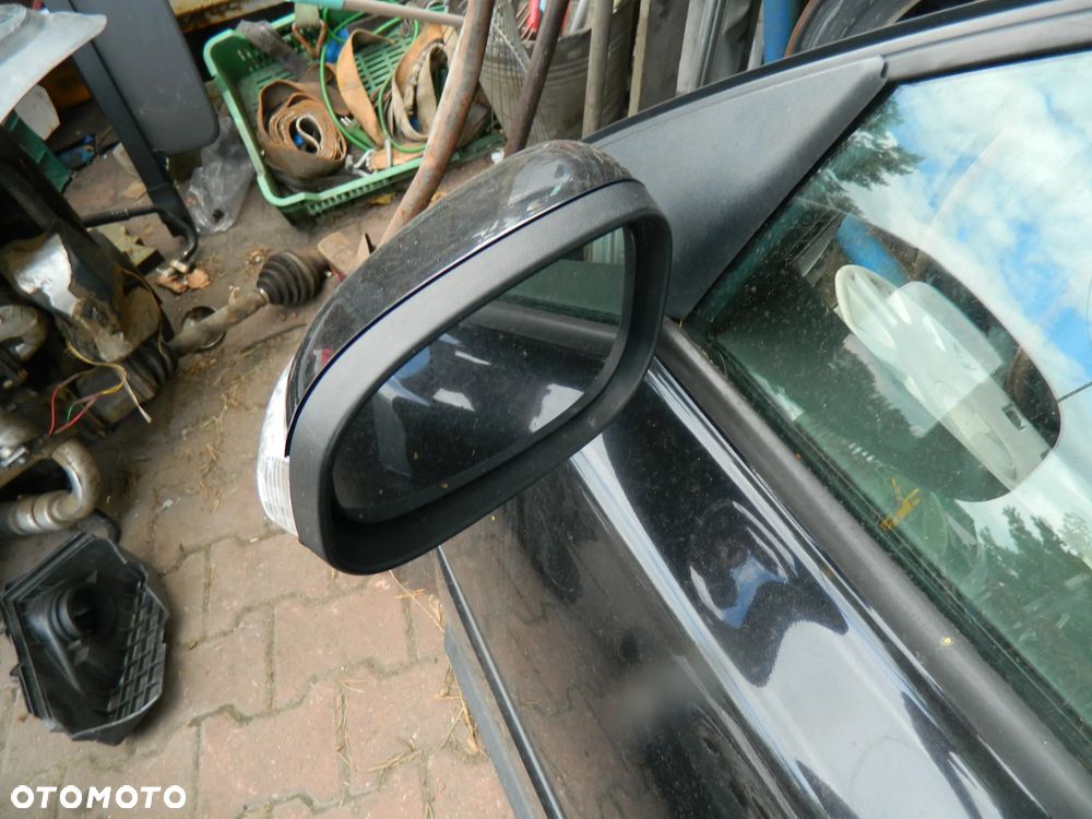 Volvo S40 II V50 Drzwi Lewe Przód Przednie Czarne Kompletne - 4