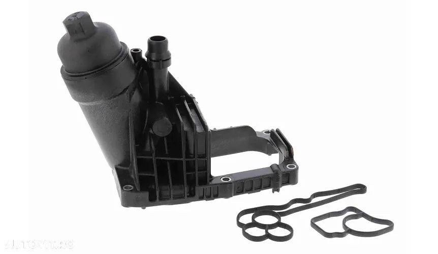 Baterie / carcasa suport filtru ulei radiator racire termoflot BMW motor diesel N47N, seria 1 F20 F21, seria 2 F22 F87, seria 3 E90 E91 E92 E93, seria 3 F30 F31 F34 F80, seria 4 F32 F33 F36 F82, seria 5 F10 F11, X1 E84, X3 F25, motoare 1.6d 2.0d 3.0d - 1