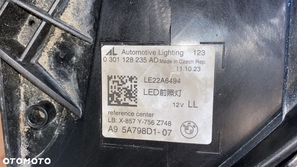 BMW G60 G61 LAMPA LEWA PRZEDNIA FULL LED EUROPA 5A798D1 - 12