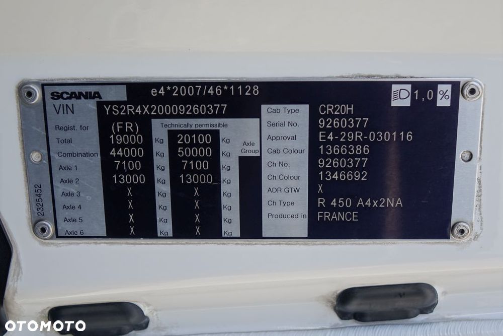 Scania R450 / EURO 6 / STANDARD / AUTOMAT / RETARDER / KLIMATYZACJA POSTOJOWA - 30