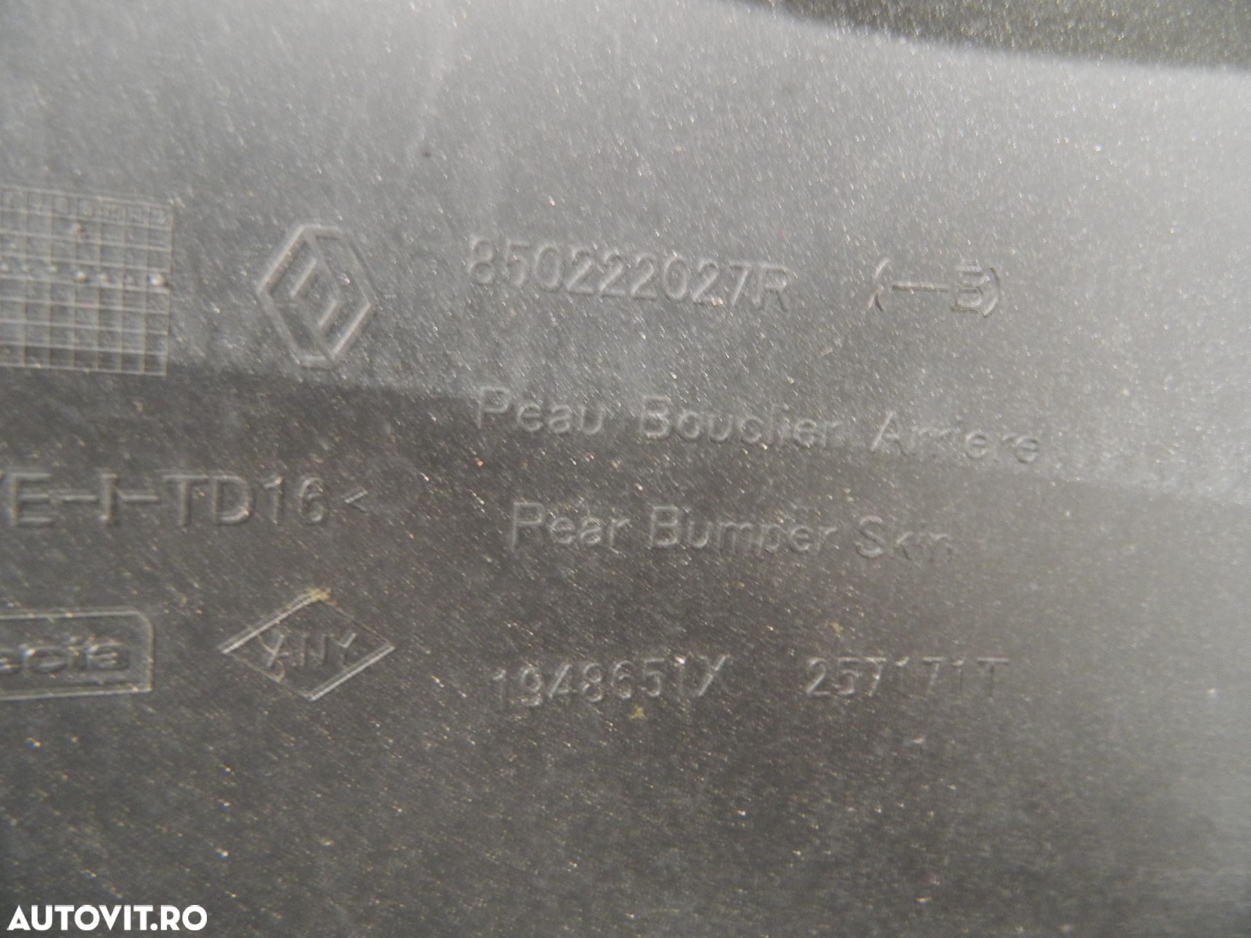 Bara spate Dacia Duster II, 2017, 2018, 2019, 2020, 2021, 850222027R. - 10