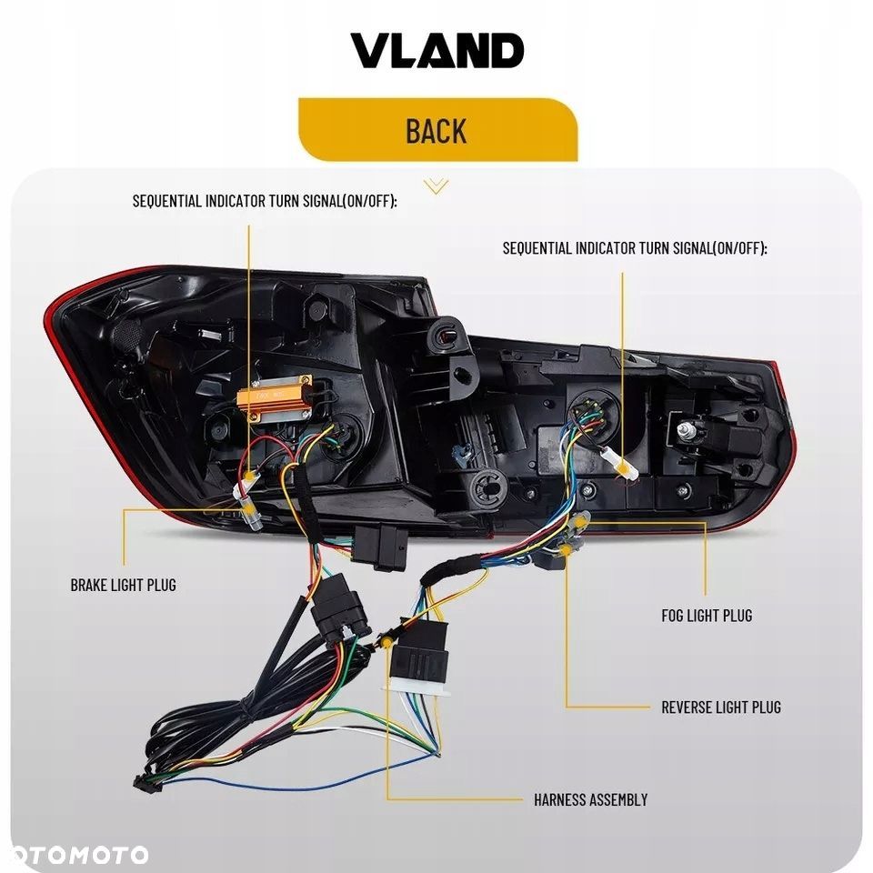 lampy tyl kpl vland led laser neon dynamiczne tuning bmw 3 f30 2011- 15-20 - 16