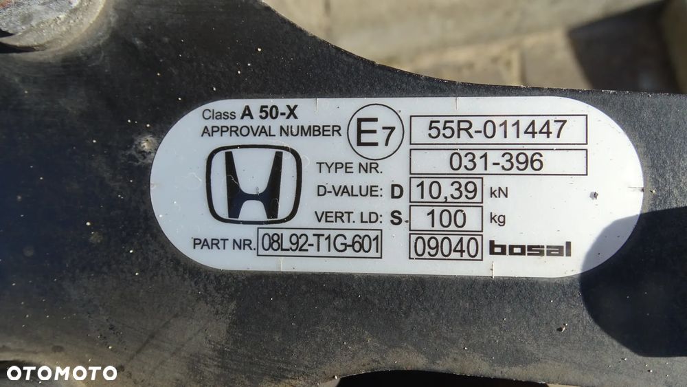 HONDA CR-V 2016/2018r - hak holowniczy oryginał - 7