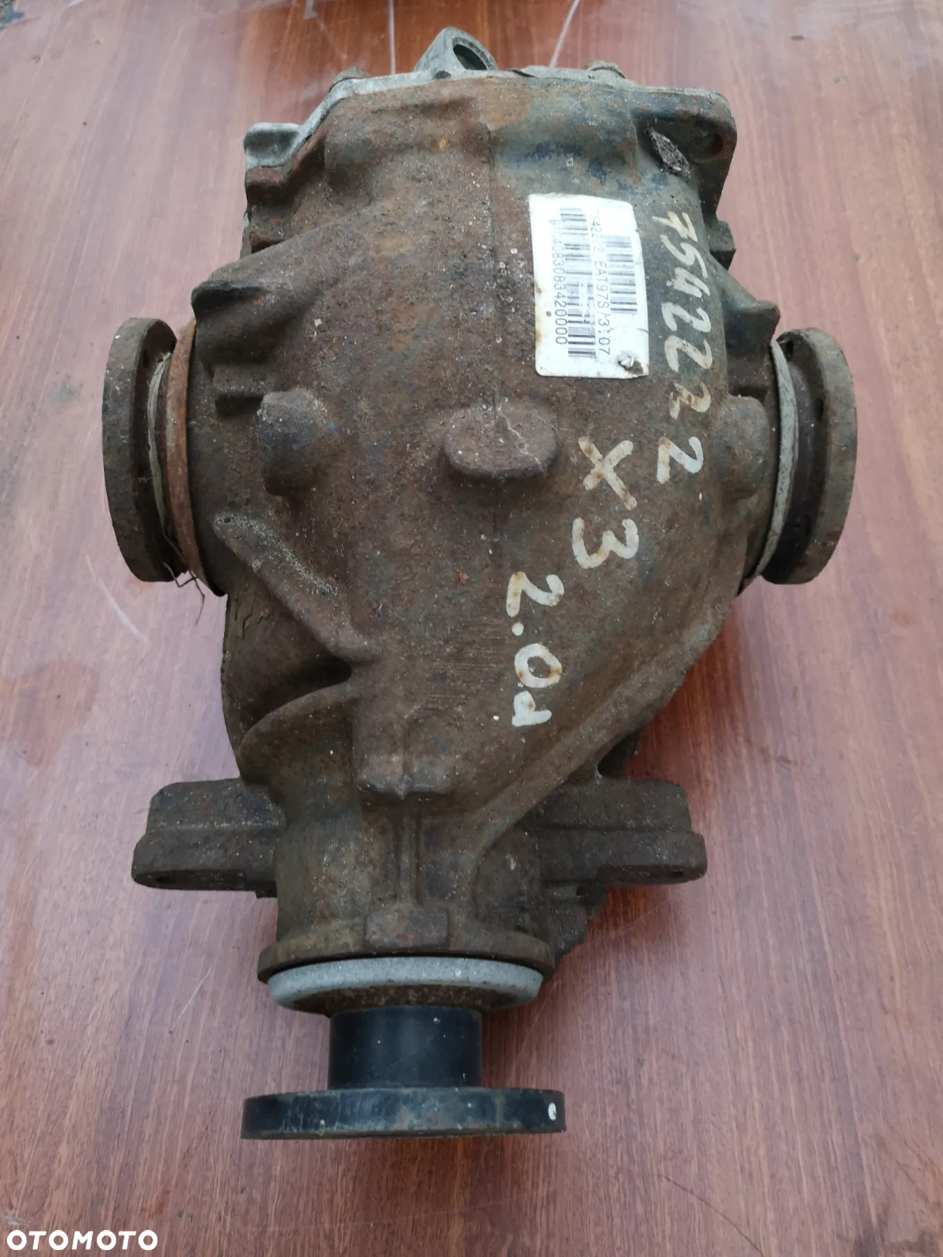 MOST DYFERENCJAŁ BMW X3 E83 2.0d M47T 150km 3.07 7542222 MANUAL - 3