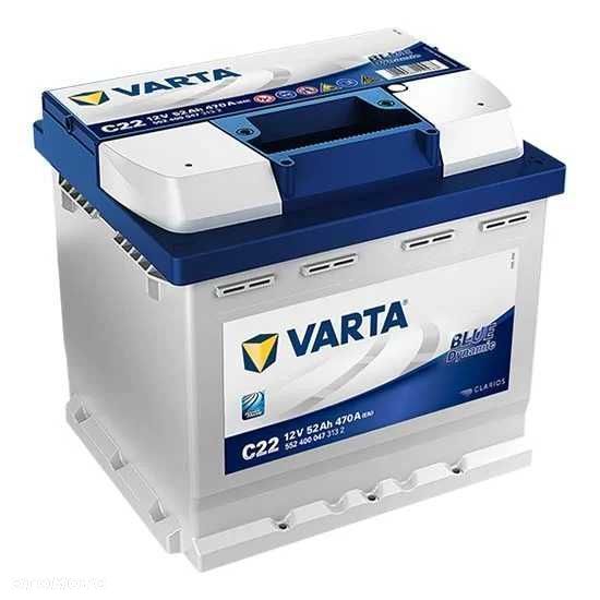 Akumulator VARTA Blue Dynamic C22 52Ah 470A EN - 1