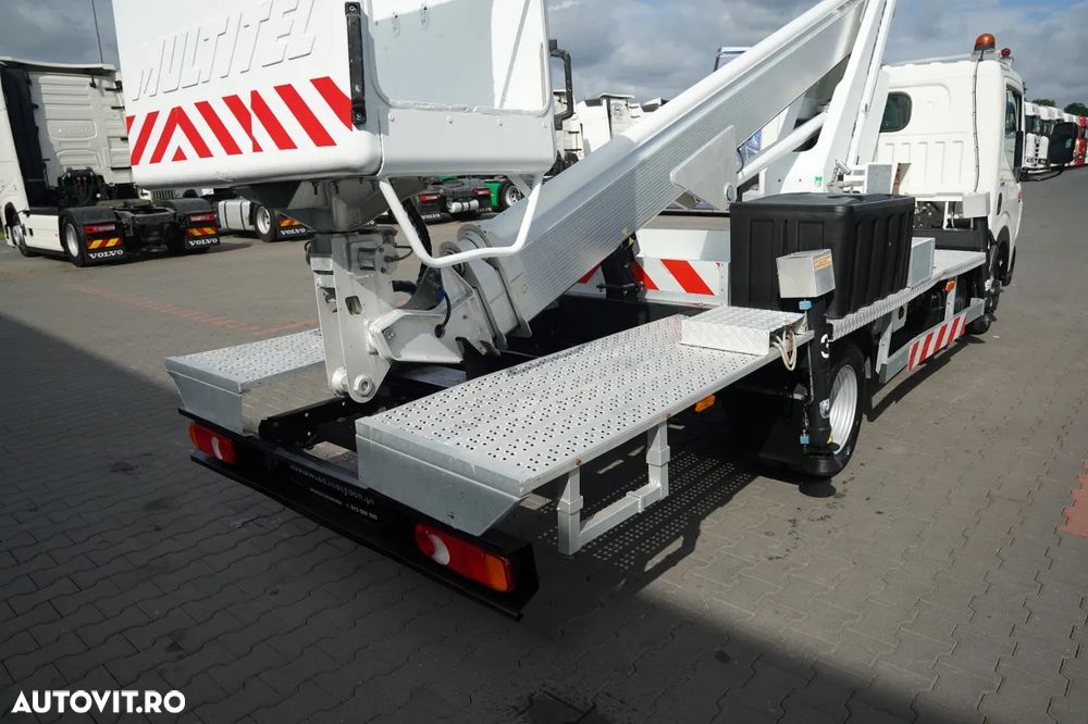 Renault MAXITY 120 DXI / ELEVATOR DE 18 METRI / ELEVATOR DE PODEA AERIAL MUTLITEL MT 182 / COȘ PENTRU 2 PERSOANE - 200 KG / IMPORTAT - 15