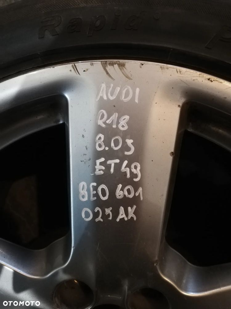 AUDI A4 B6 B7 FELGA RONAL 18 CALI ET 49 5x112 8.0J 8E0601025AK - 4