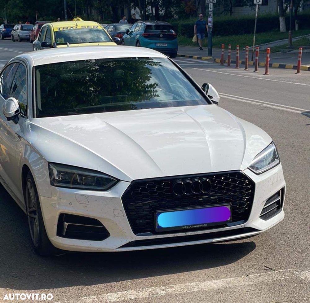 Grila-Fagure-RS5-Negru-Lucios-Black-Audi-A5-2017-B9-2018-Quattro-2019 - 7