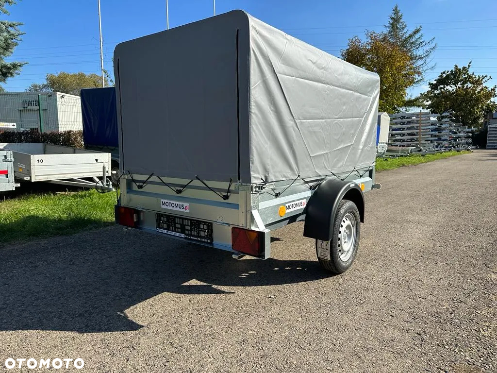 Neptun Przyczepa Neptun N7-202 202x114x30 ze stelażem i plandeką 80 cm 1 oś - 6