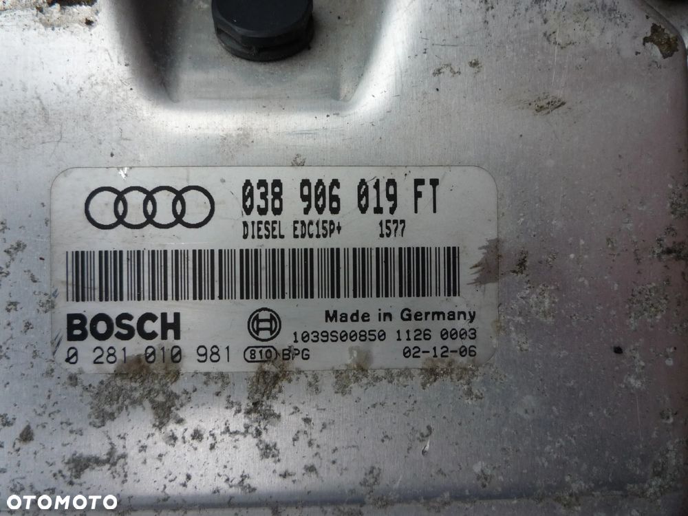 AUDI A3 8L 1.9 TDI IMMO ZESTAW STARTOWY 038906019FT - 2