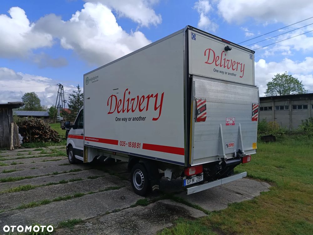 Volkswagen Crafter KONTENER+ winda ZEPRO (750kg) 2.0 TDI diesel 177kM automat 2019 rok bogate wyposażenie-WEBASTO, KAMERA COFANIA, KLIMA, STAN BARDZO DOBRY! - 12