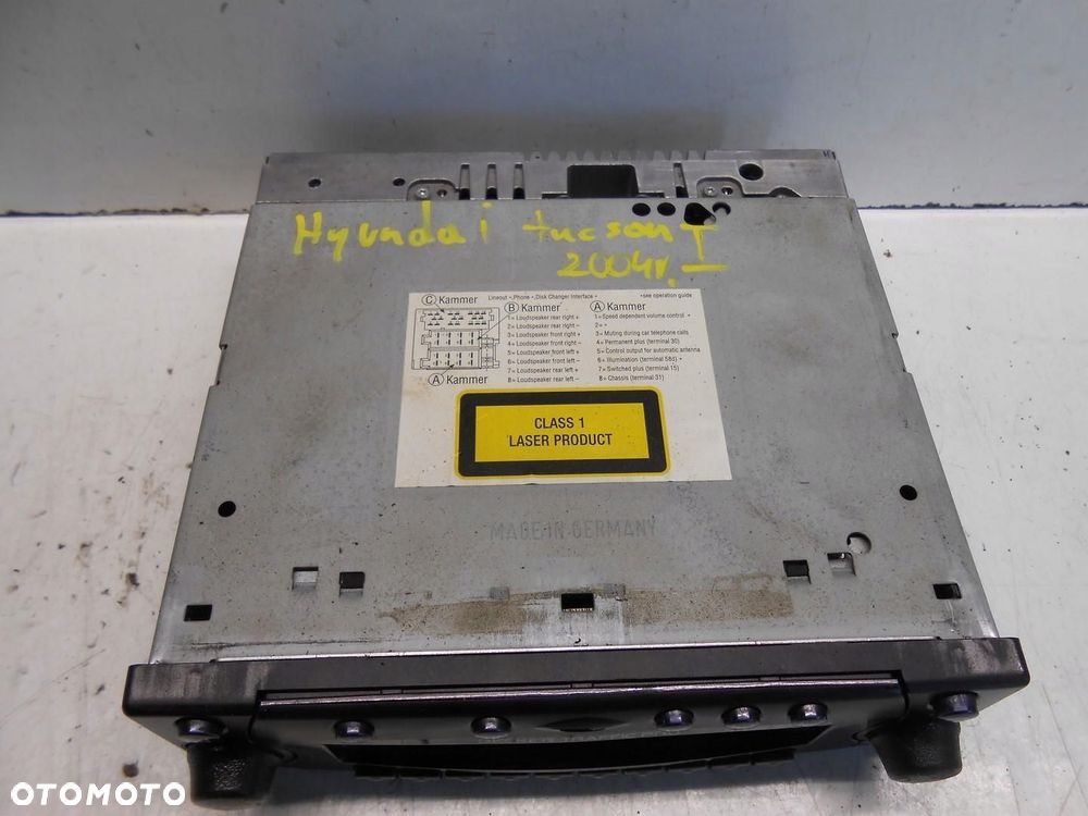 radio becker traffic pro hyundai tucson i # - 2