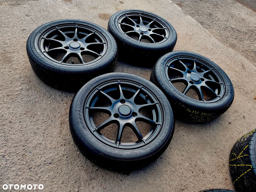 3x112 Felgi Alumniowe Alufelgi 15 Koła Letnie Lato SMART Fortwo I W450 1 II W451 2 Legnica ALU-RAD 5,5mm Czarne 155/60 175/55 - 3