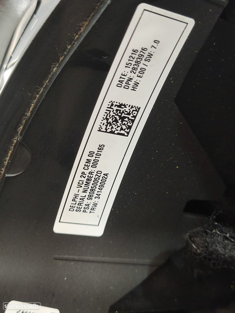 Volante Sem Airbag Em Pele Citroen C4 Cactus - 9