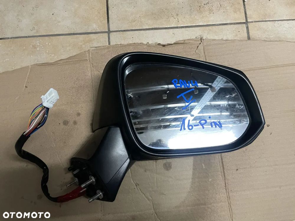 Lusterko prawe Toyota RAV-4 | RAV4 V 16PIN (czarny) - 1