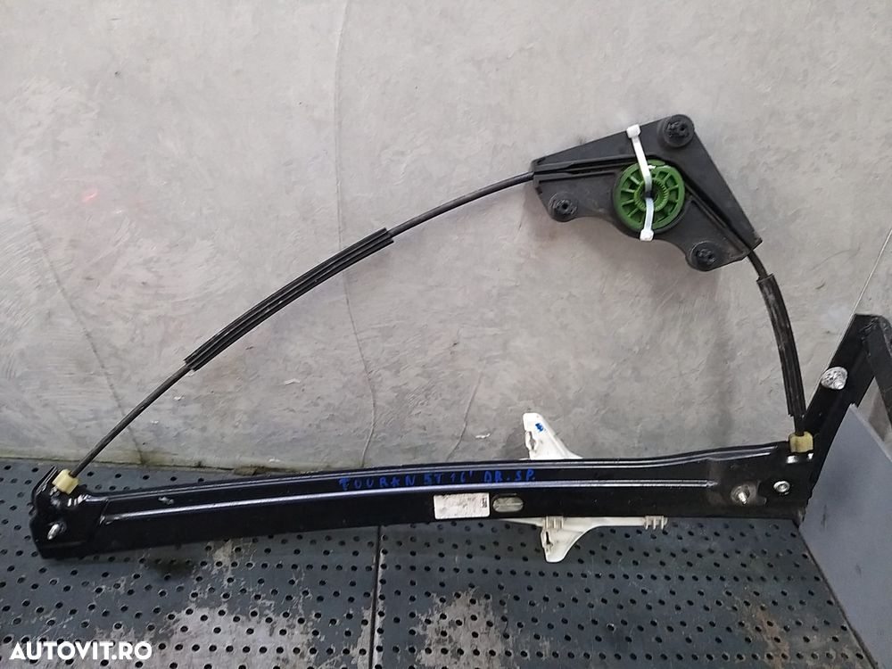 Macara geam electric dreapta spate vw touran 3 - 2