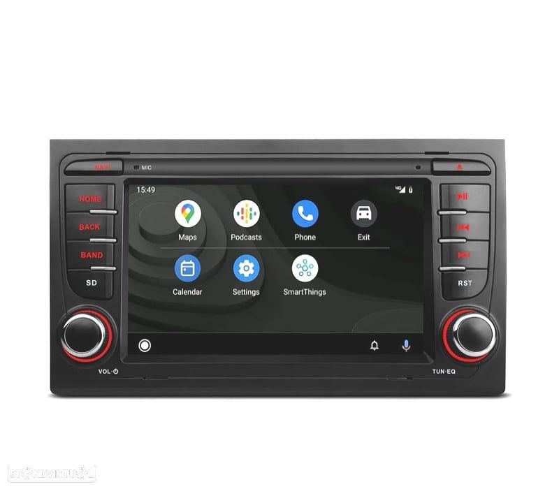 7″ ANDROID 12 OCTACORE DDR4 2GB RAM 32GB ROM SSD RÁDIO GPS CARPLAY ANDROID AUTO DSP INTEGRADOS 4X - 7