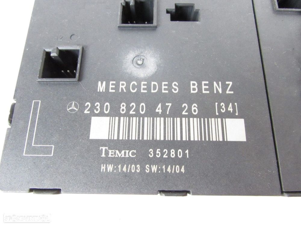 MODULO PORTA Esquerdo/Frente Seminovo/ Original MERCEDES-BENZ SL (R230) A2308204... - 2