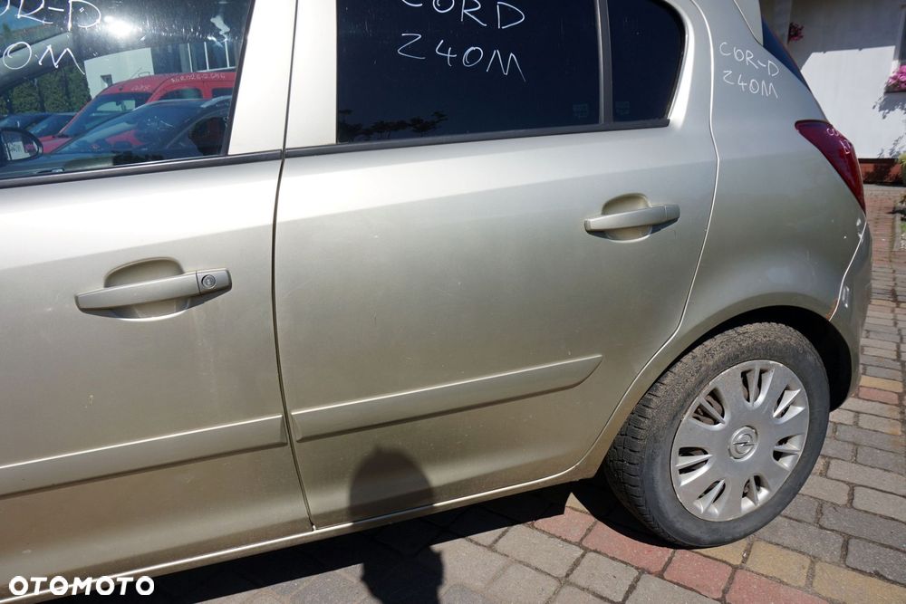 DRZWI TYLNE LEWE CORSA D IV 5D HB Z40M  ZŁOTY OPEL 2006-2011 - 3