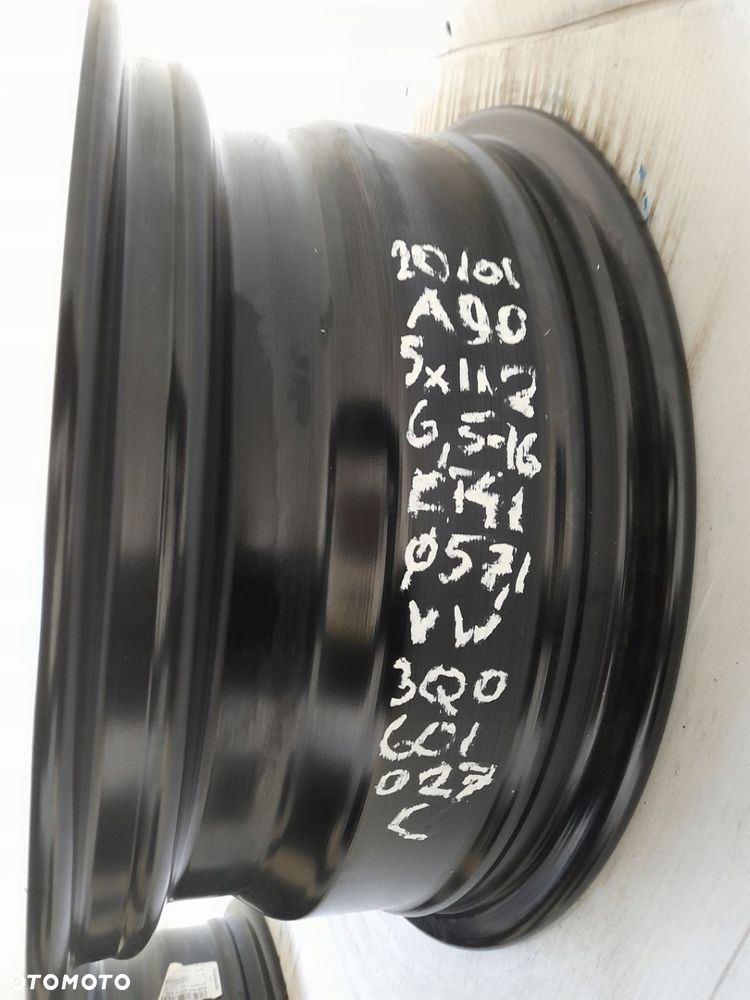 Felgi stalowe Volkswagen OE 3Q0601027C 6.5" x 16" 5x112 ET41 - 3
