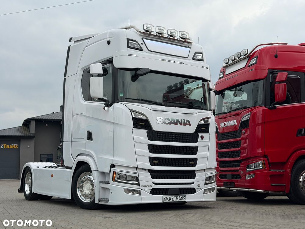 Scania 580S scania z Niemiec v8 mega low deck idealny stan 2021 pełna opcja bez egr - 7