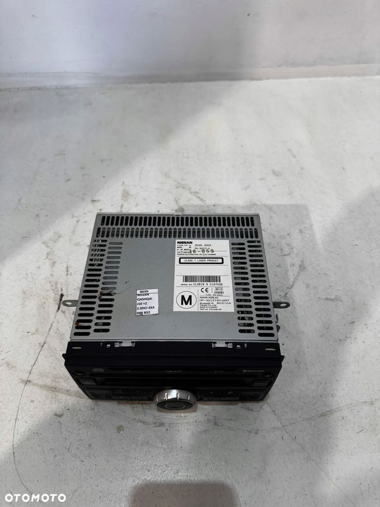 radio cd bluetooth 28185jd05a nissan qashqai j10 +2 eur 09r - 2