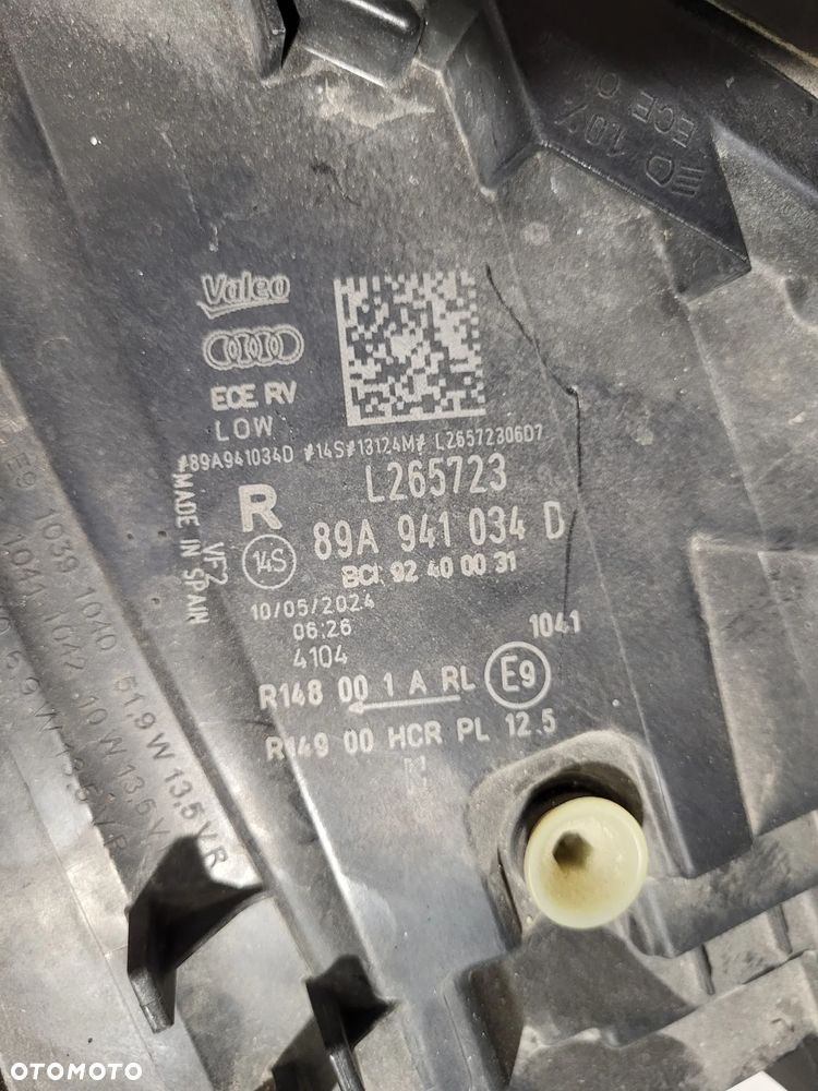 Audi Q4 E TRON FULL LED PRZÓD STRONA PRAWA  89A941034D - 7