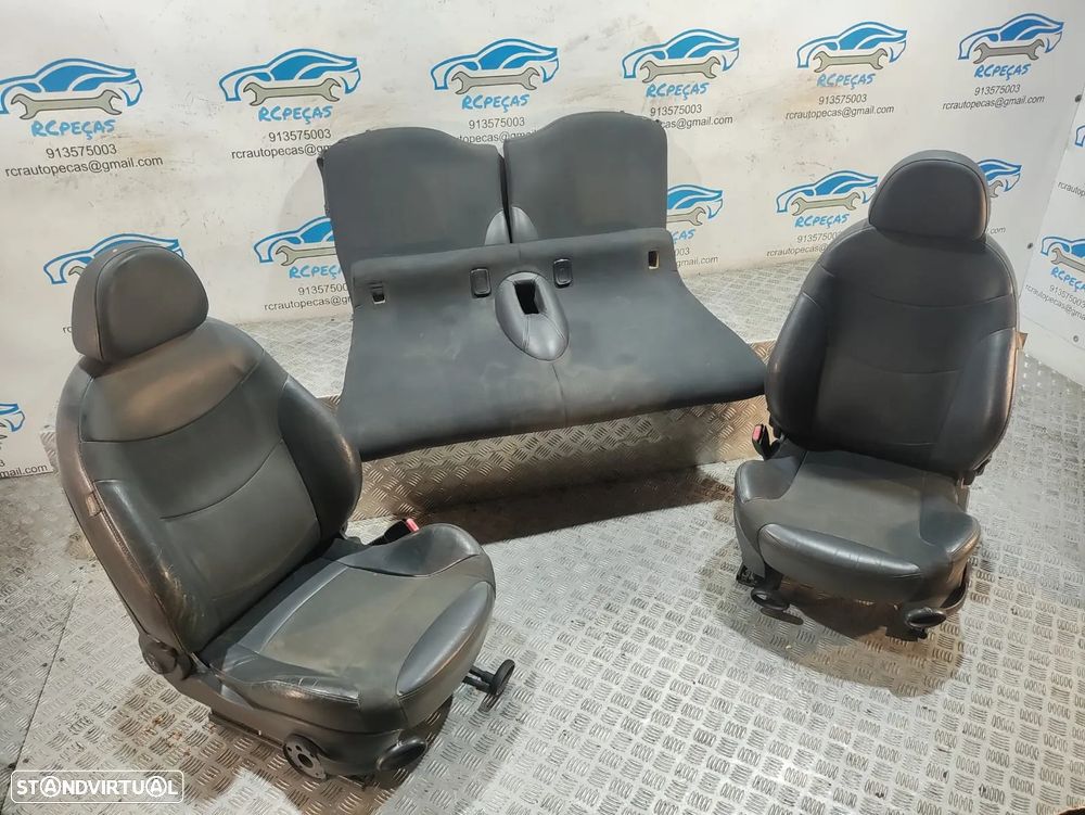 Conjunto Bancos Pele Tecido Mini Cooper S R52 Cabrio - 2