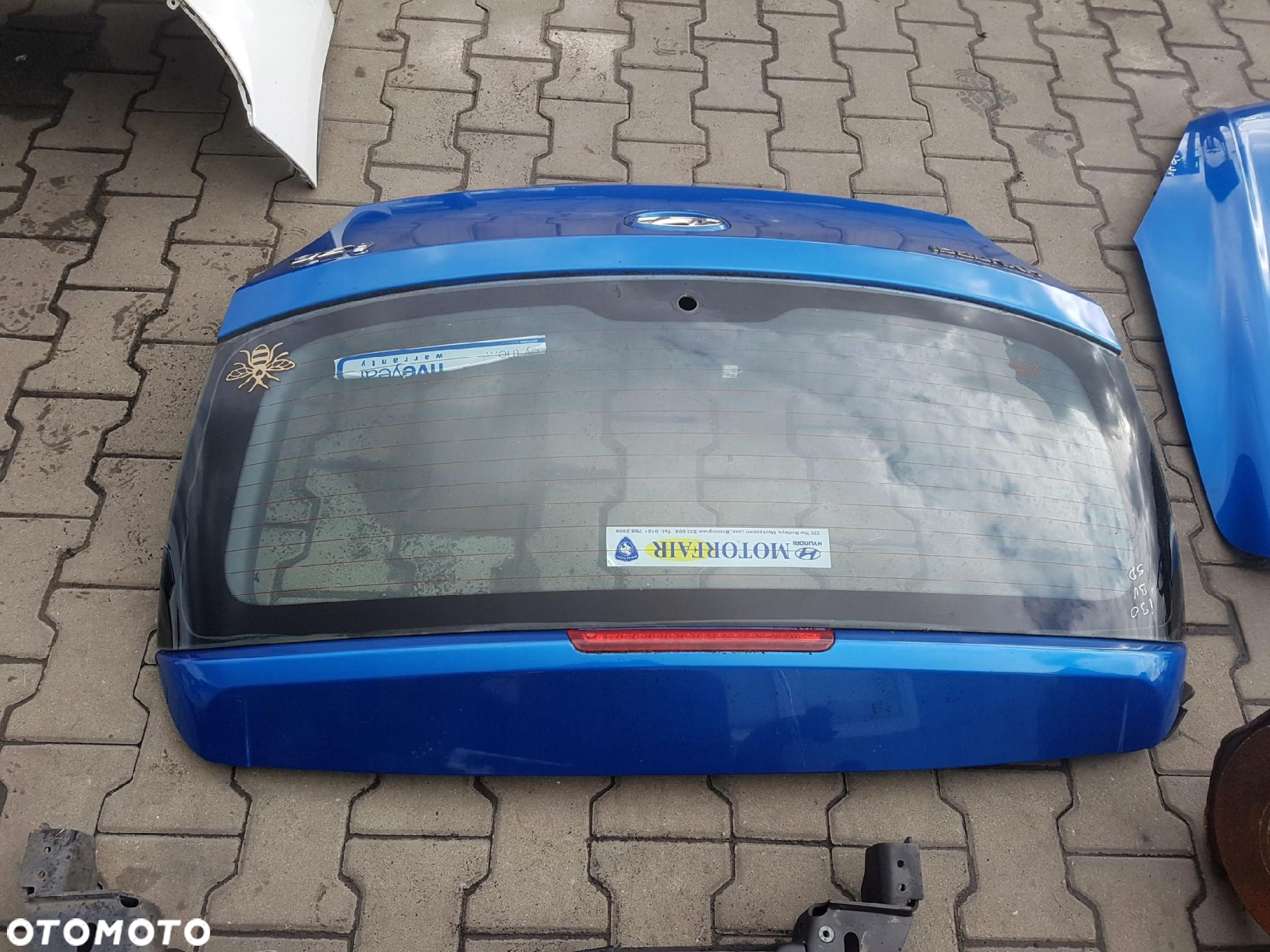 HYUNDAI i30 07-12r HB KLAPA BAGAŻNIKA TYŁ BV - 2