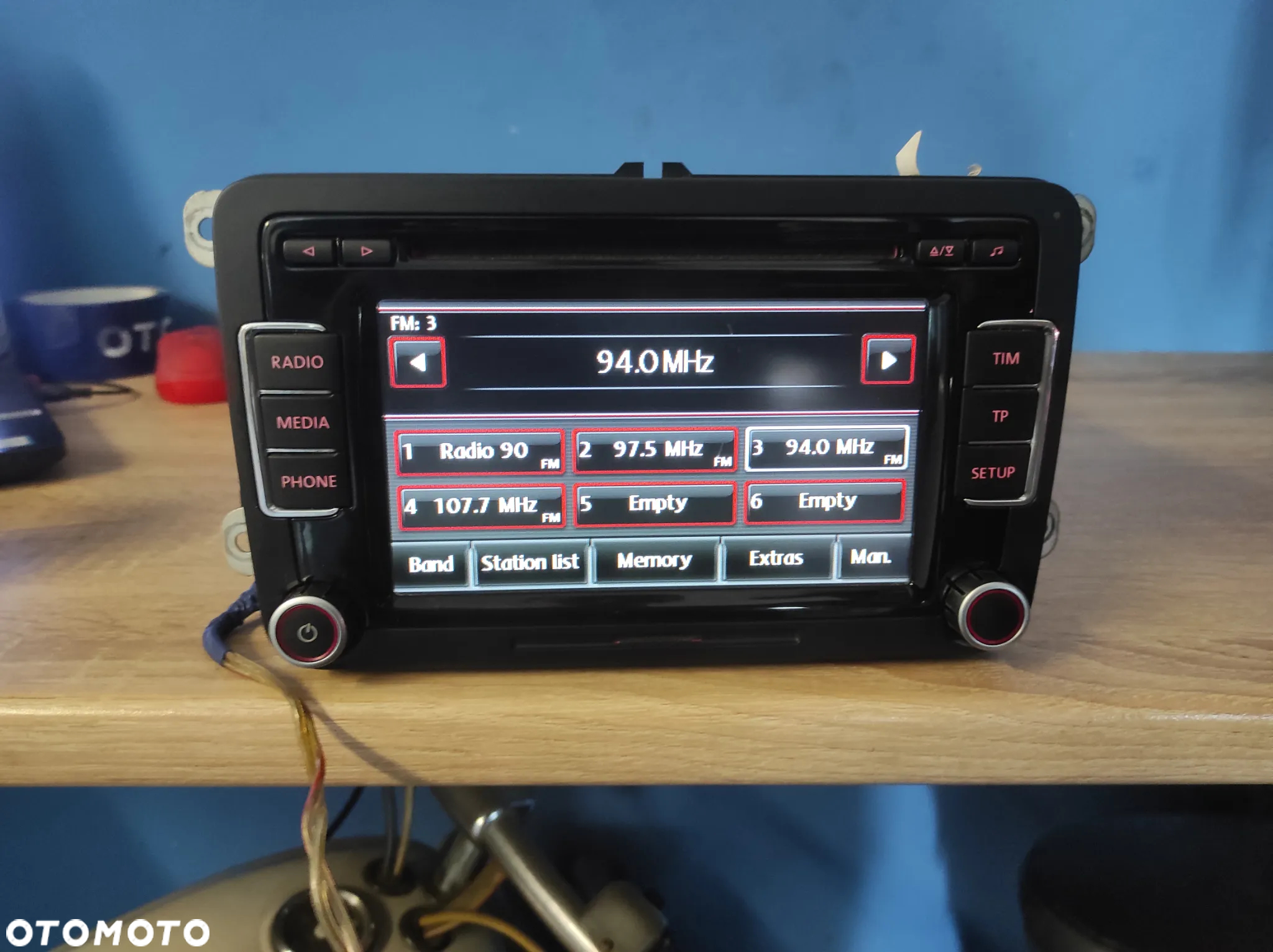 RADIO ODTWARZACZ TIM RCD 510 ROZKODOWANE VW PASSAT B6 B7 CC TIGUAN GOLF 5 6 TOURAN CADDY JETTA 3C8035195 WSYŁKA !!!! - 3