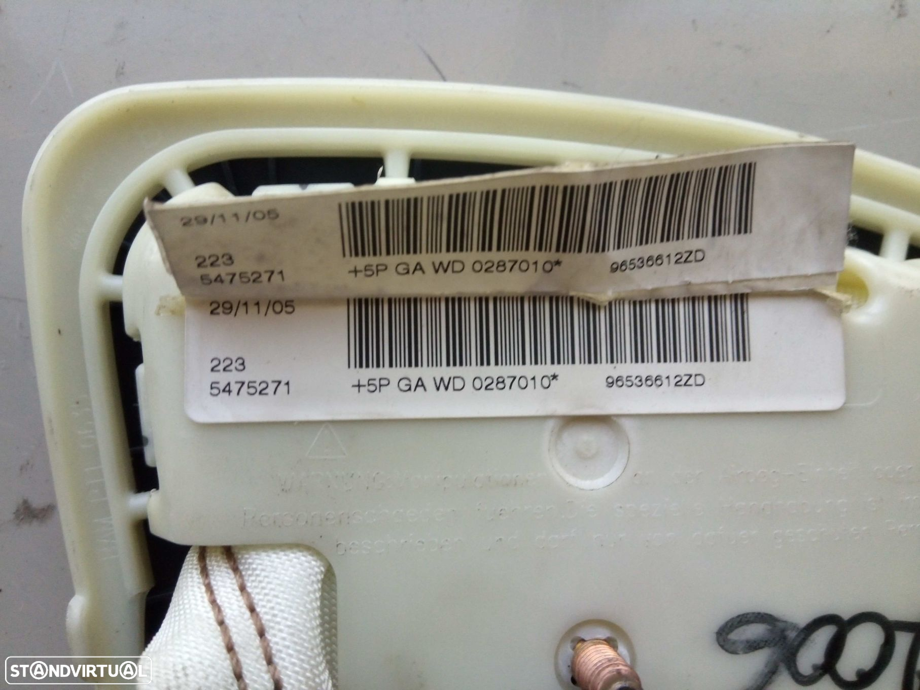 Airbag Banco Dto Citroen C4 I (Lc_) - 4