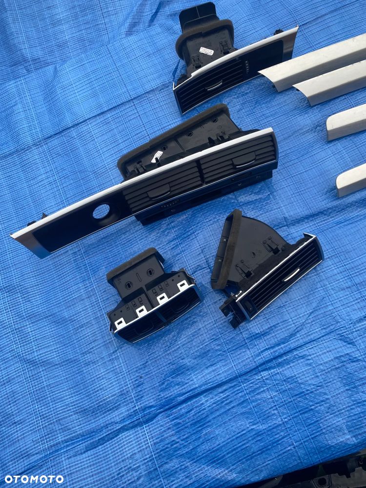 AUDI A6 C6 KRATKI NAWIEWU, LISTWY DEKORY KOMPLET 4F1820901D 4F1820951  4F0819203C  4F1820902D  4F1853190 - 3