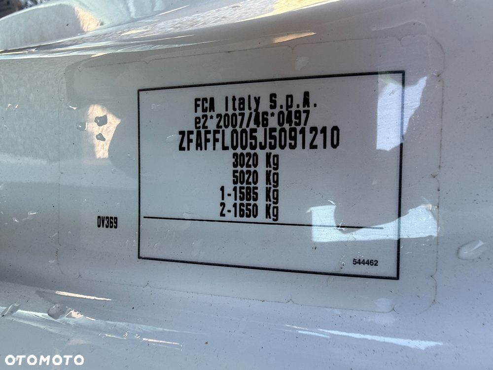 Fiat TALENTO EcoJet 125 LONG / BRYGADOWY 6 miejsc/klima/tempomat/2 tony na haku/bezwypadkowy/Import Niemcy - 25