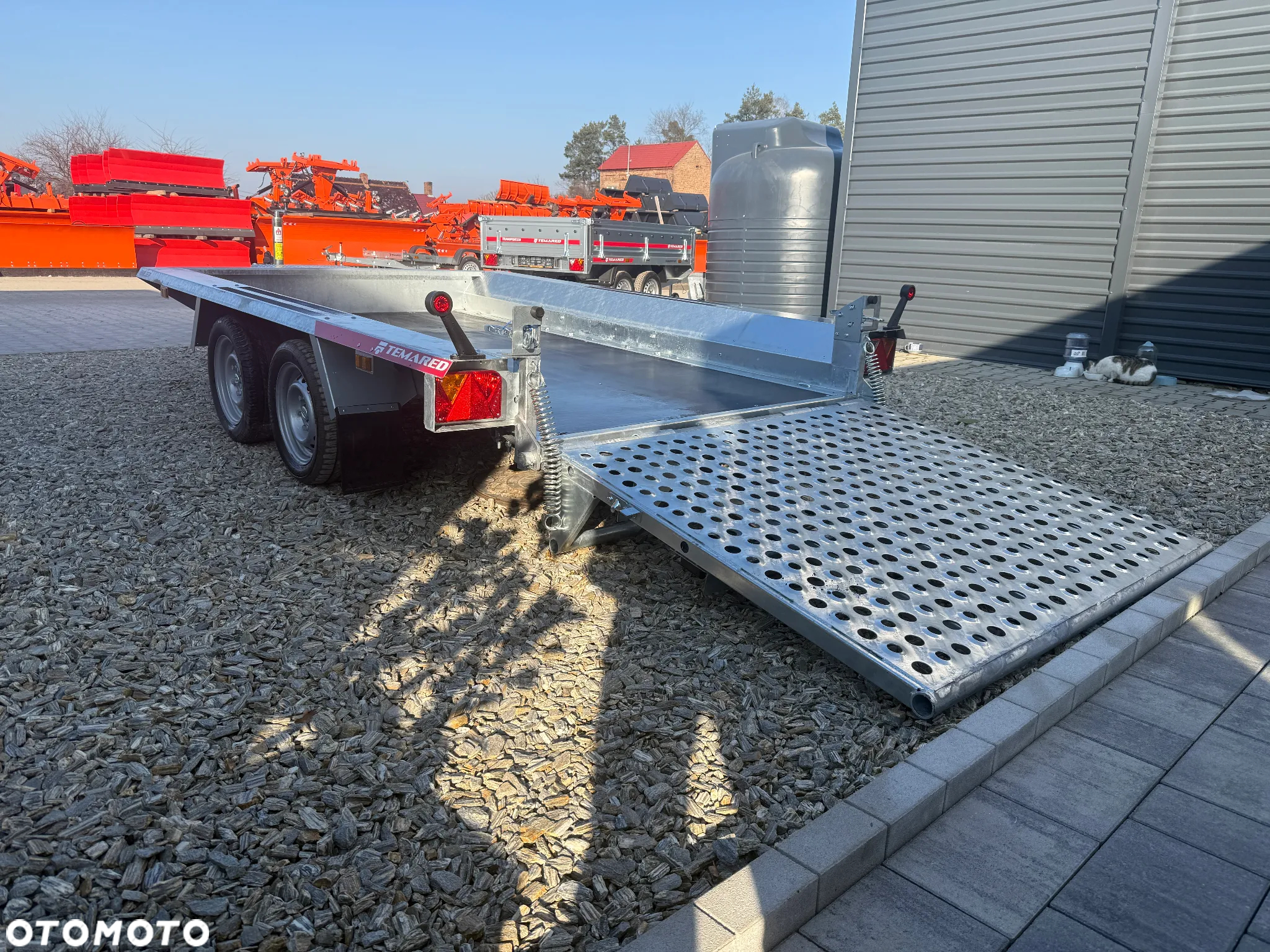 Przyczepa Laweta pod mini-koparkę Temared Builder 3015/2 - 2,98x1,53m - 6