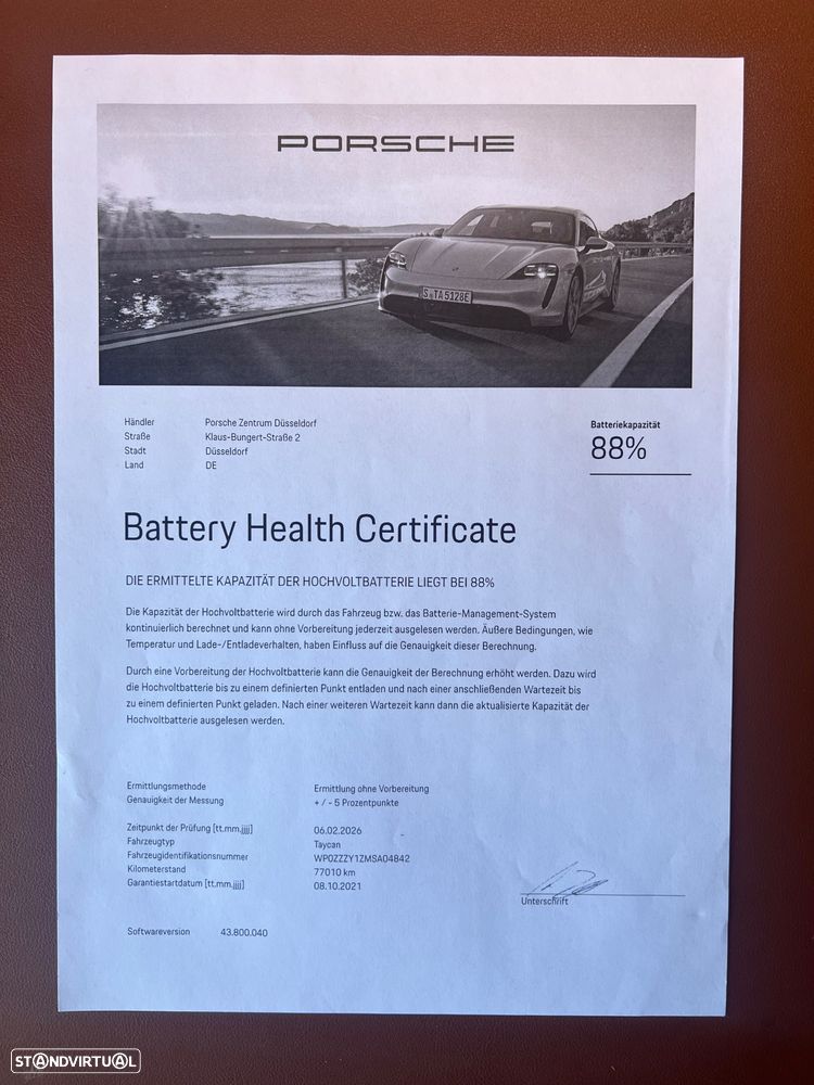 Porsche Taycan Bateria Performance Plus - 38