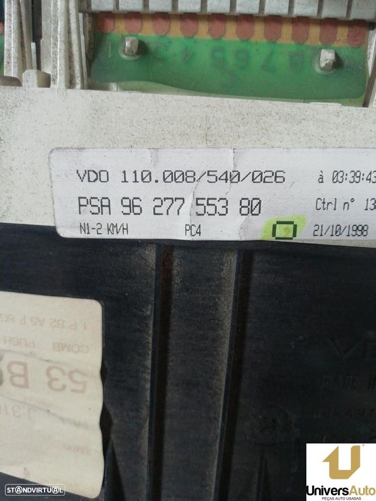 QUADRANTE PEUGEOT 106 II 1999 -6113TL - 2